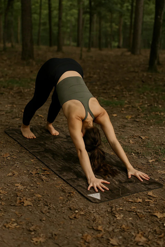 Yune Yoga - Yoga Mat | 6mm Thick | RealTree | Non-Slip | Eco Friendly | Yune Yoga | Timber Pattern
