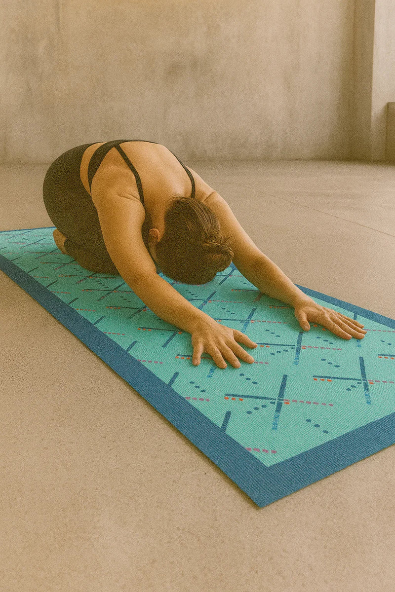 Load image into Gallery viewer, Yune Yoga - Yoga Mat | 6mm Thick | Turquoise | Non-Slip | Eco Friendly | Yune Yoga | PDX Carpet
