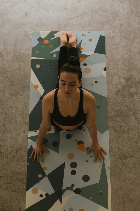 Yune Yoga - Yoga Mat | 6mm Thick | Green | Non-Slip | Eco Friendly | Yune Yoga | Basalt