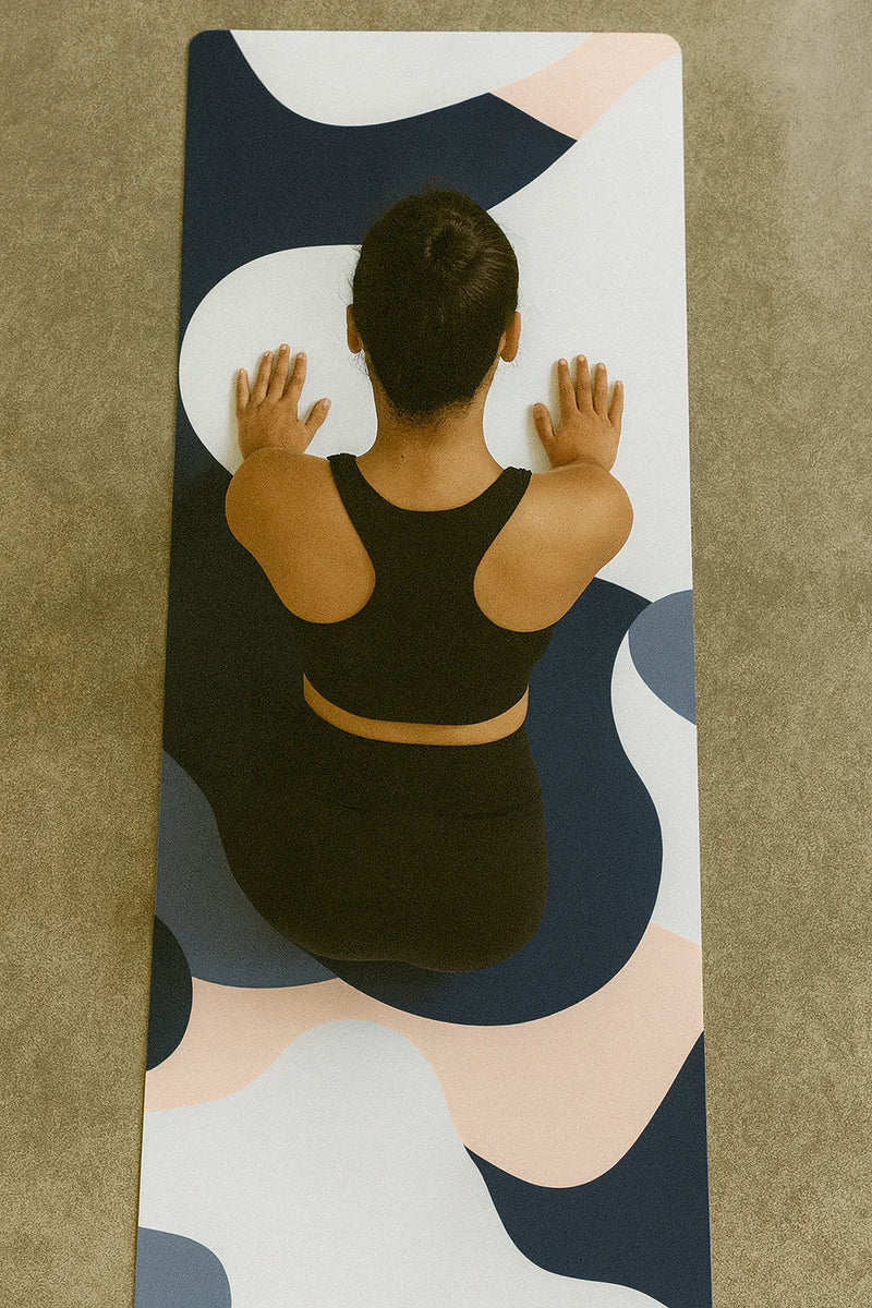 Load image into Gallery viewer, Yune Yoga - Yoga Mat | 6mm Thick | Blue | Non-Slip | Eco Friendly | Yune Yoga | Astrid
