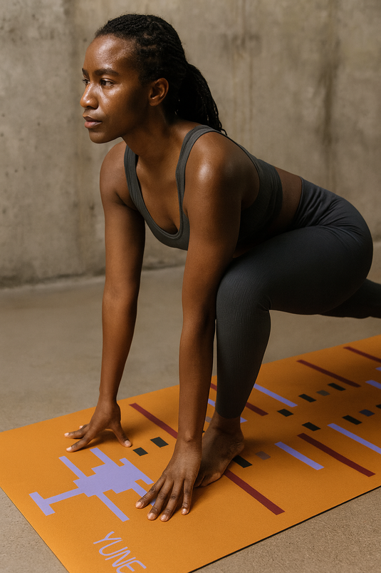 Yune Yoga - Yoga Mat | 6mm Thick | Tan | Non-Slip | Eco Friendly | Yune Yoga | CR24