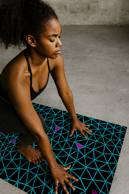 Yune Yoga - Yoga Mat | 6mm Thick | Black | Non-Slip | Eco Friendly | Yune Yoga | Nakata