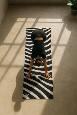 Yune Yoga - Yoga Mat | 6mm Thick | Zebra | Non-Slip | Eco Friendly | Yune Yoga