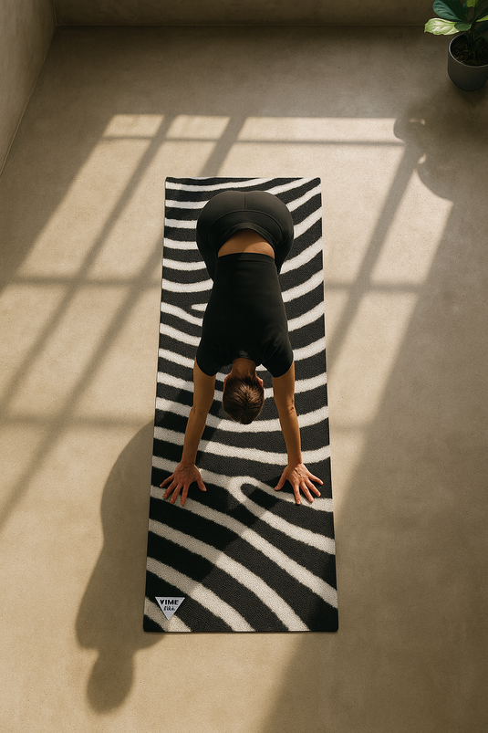 Yune Yoga - Yoga Mat | 6mm Thick | Zebra | Non-Slip | Eco Friendly | Yune Yoga