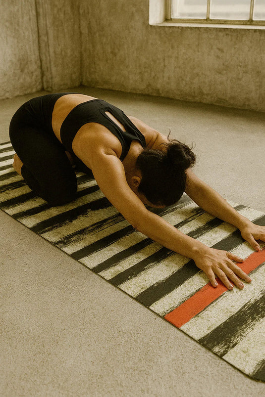 Yune Yoga - Yoga Mat | 6mm Thick | White Black | Non-Slip | Eco Friendly | Yune Yoga | Juniper