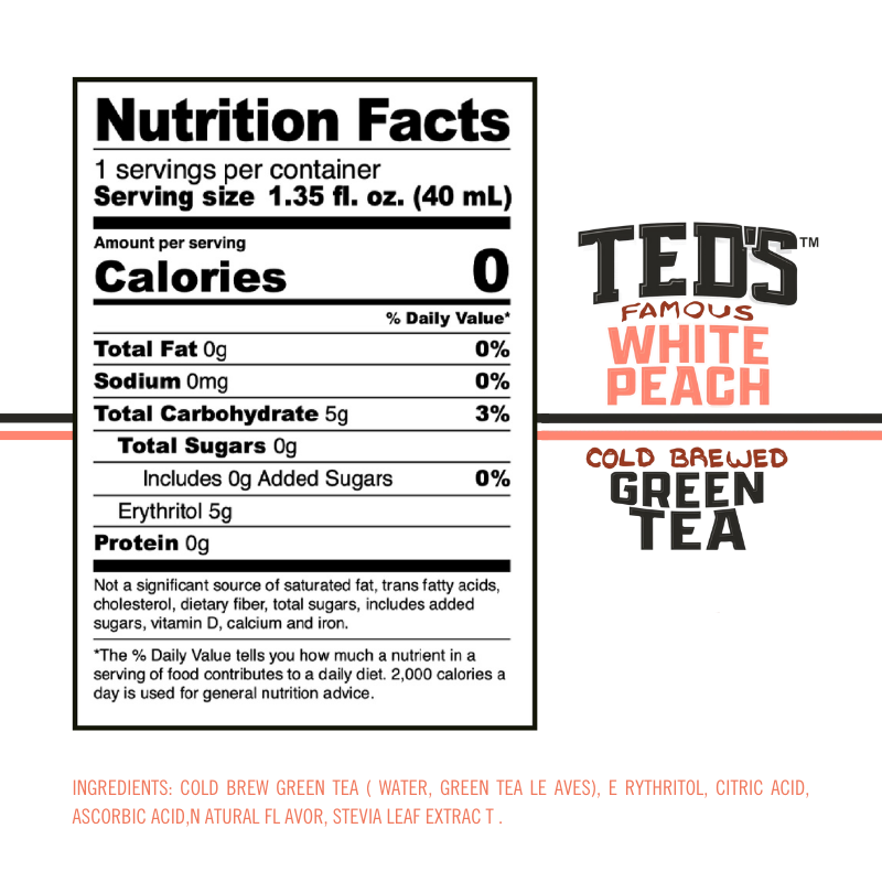 Load image into Gallery viewer, Java House - Ted's - White Peach Cold Brewed Green Tea
