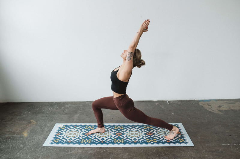 Load image into Gallery viewer, Yune Yoga - Yoga Mat | 6mm Thick | Blue | Non-Slip | Eco Friendly | Yune Yoga | Moab River
