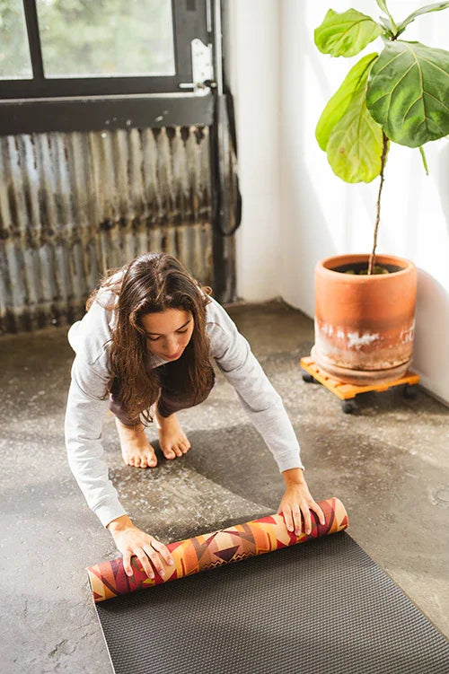 Load image into Gallery viewer, Yune Yoga - Yoga Mat | 6mm Thick | Giraffe | Non-Slip | Eco Friendly | Yune Yoga
