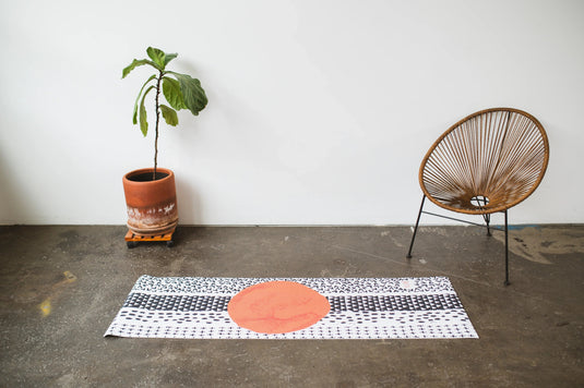 Yune Yoga - Yoga Mat | 6mm Thick | Black White | Non-Slip | Eco Friendly | Yune Yoga | Bowie