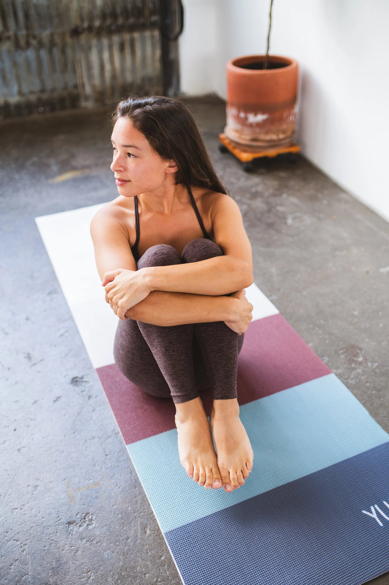 Load image into Gallery viewer, Yune Yoga - Yoga Mat | 6mm Thick | Multi Color Striped | Non-Slip | Eco Friendly | Yune Yoga | Tofino
