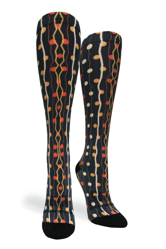 Crazy Compression - Zigzag Dots (Standard & Extra Wide)