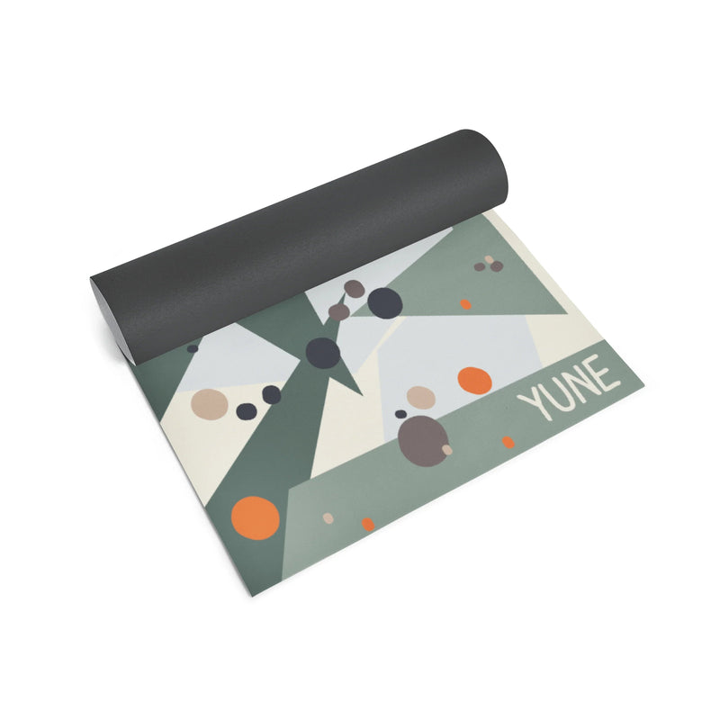 Load image into Gallery viewer, Yune Yoga - Yoga Mat | 6mm Thick | Green | Non-Slip | Eco Friendly | Yune Yoga | Basalt
