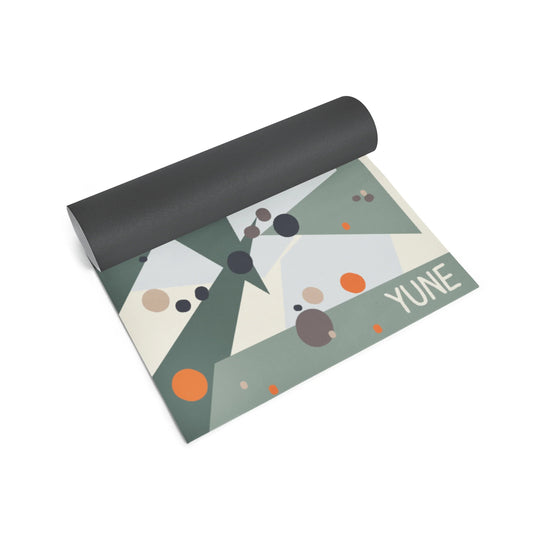 Yune Yoga - Yoga Mat | 6mm Thick | Green | Non-Slip | Eco Friendly | Yune Yoga | Basalt