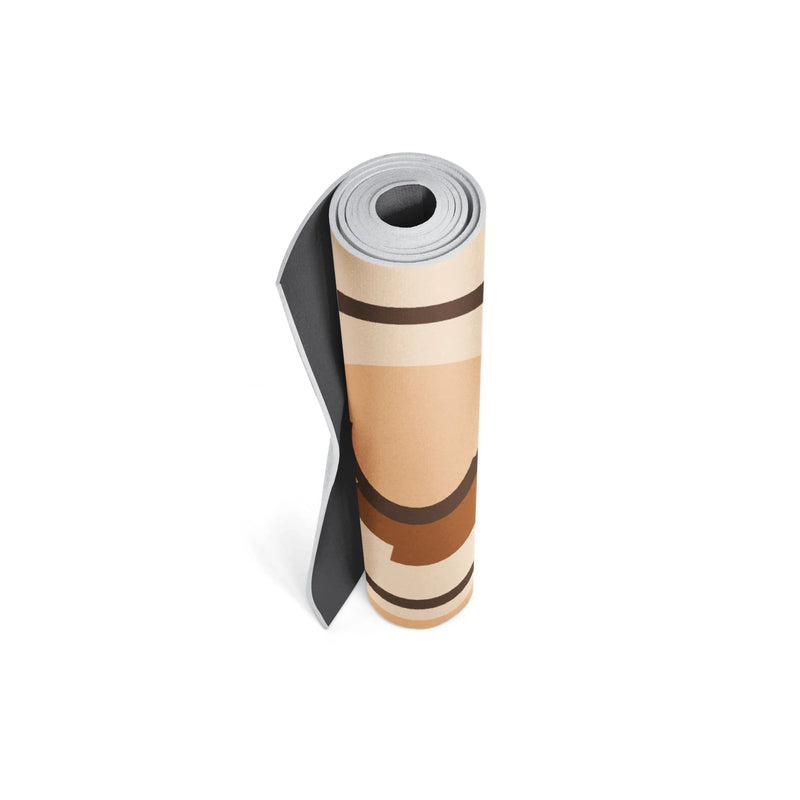 Load image into Gallery viewer, Yune Yoga - Yoga Mat | 6mm Thick | Tan | Non-Slip | Eco Friendly | Yune Yoga | ER68
