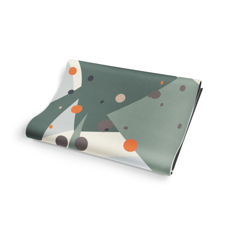 Load image into Gallery viewer, Yune Yoga - Yoga Mat | 6mm Thick | Green | Non-Slip | Eco Friendly | Yune Yoga | Basalt
