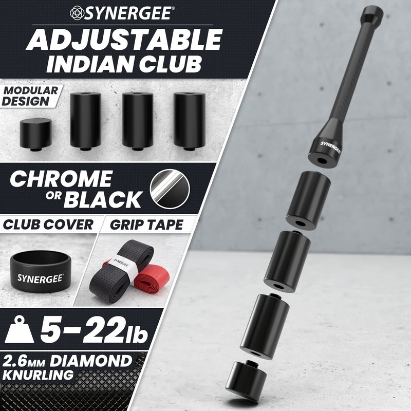 Load image into Gallery viewer, Synergee - Adjustable Indian Club &amp; Mace Bell - Indian Club

