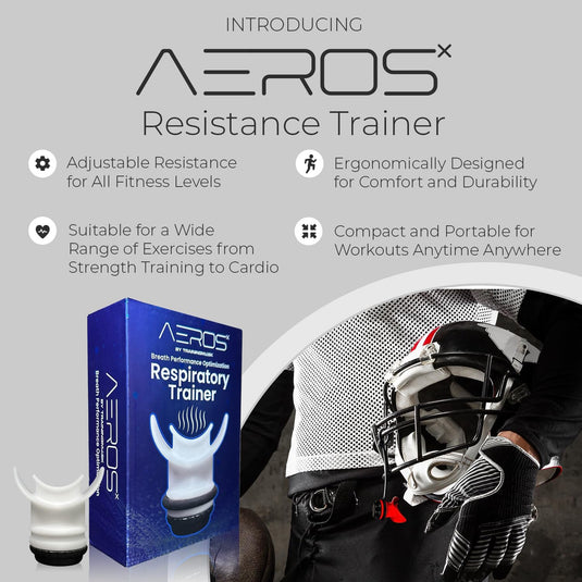 Training Mask - AEROSx Lung Trainer (Respiratory Resistance Device)