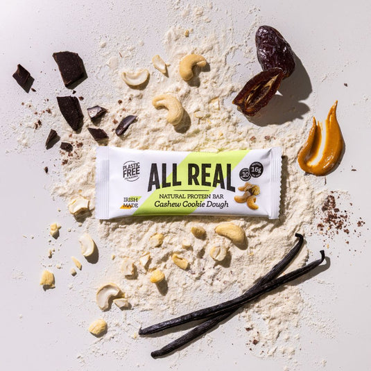 All Real Nutrition - Cashew Cookie Dough Protein Bar (50g x 12)