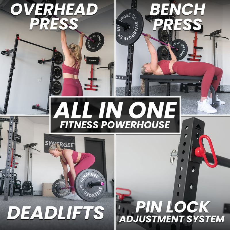 Load image into Gallery viewer, Synergee 2200 Series Folding Squat Rack
