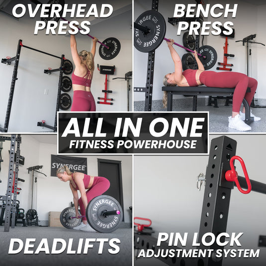 Synergee 2200 Series Folding Squat Rack