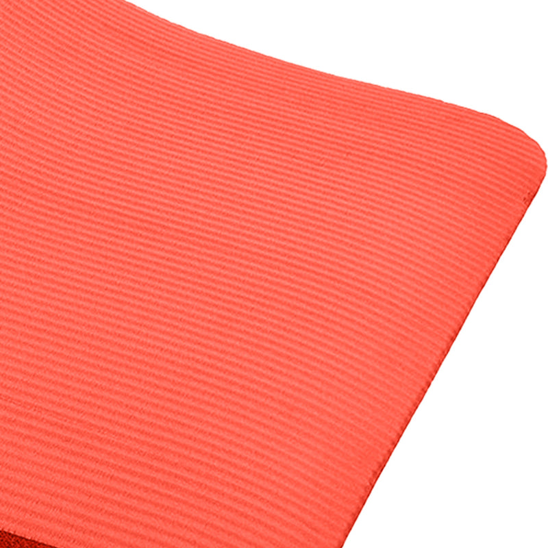 Load image into Gallery viewer, BalanceFrom Fitness GoCloud 1&quot; Extra Thick Exercise Mat w/Carrying Strap, Red
