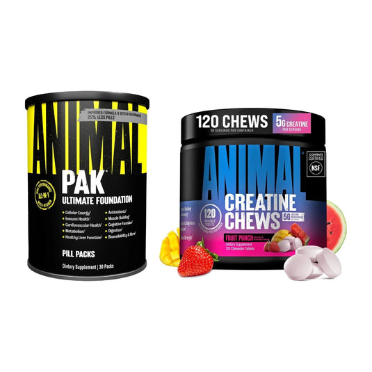 Animal Strength Stack: Animal Pak and Animal Creatine Chews