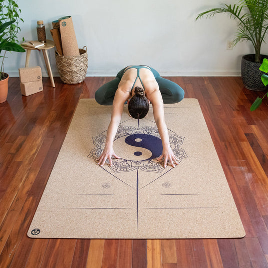 Yoloha Yoga - Balance and Unity Nomad XL Cork Yoga Mat