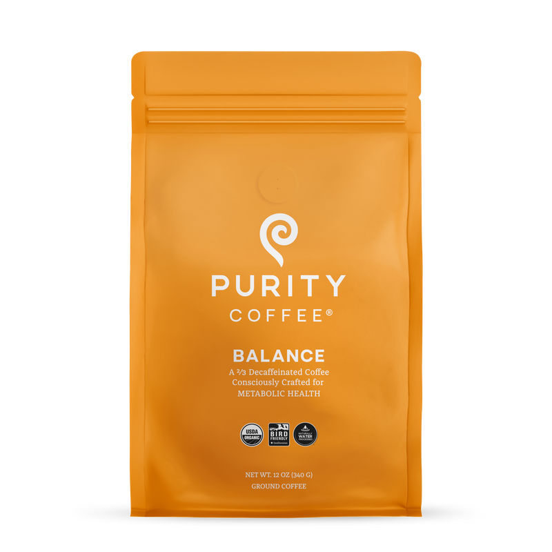 Load image into Gallery viewer, Purity Coffee - Balance: 2/3 Decaf Ground Coffee

