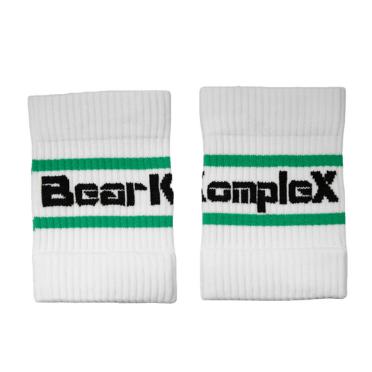 Bear KompleX - BKX Wristbands - White / 4"