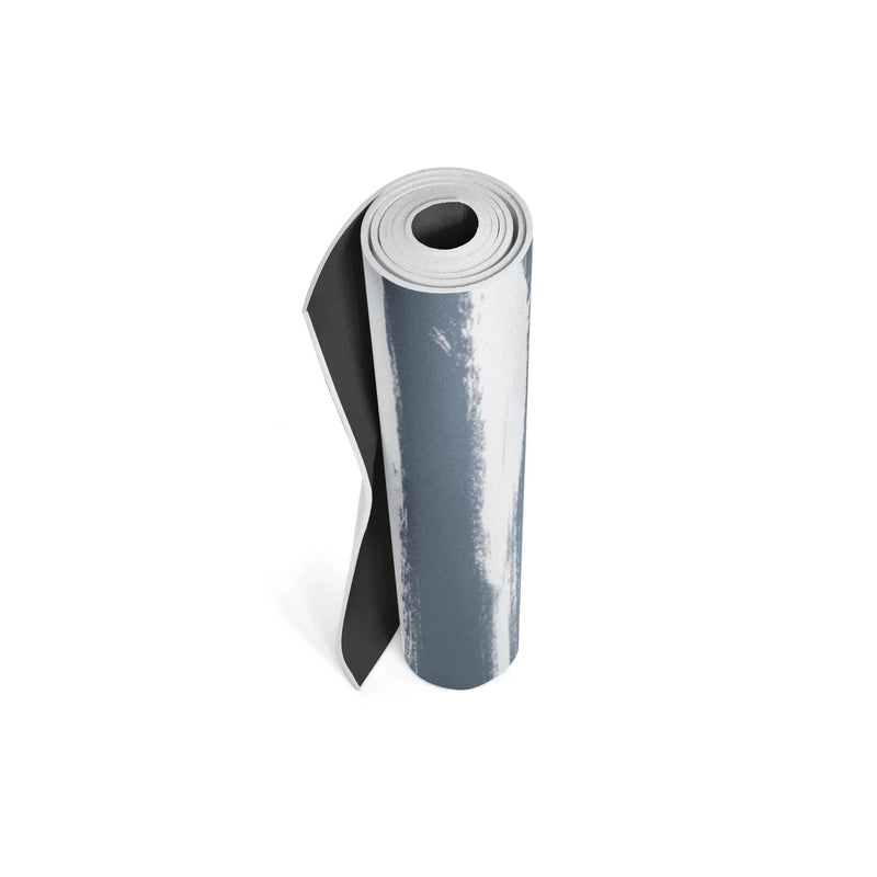 Load image into Gallery viewer, Yune Yoga - Yoga Mat | 6mm Thick | Blue Striped | Non-Slip | Eco Friendly | Yune Yoga | Fir
