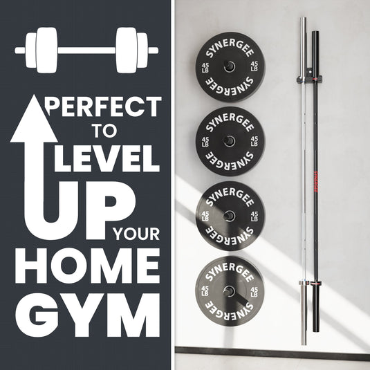 Synergee - Wall Mounted Barbell and Accessory Hanger