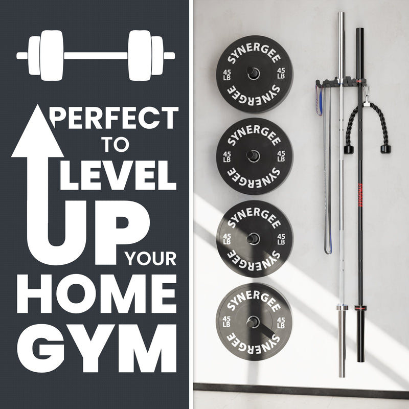 Load image into Gallery viewer, Synergee - Wall Mounted Barbell and Accessory Hanger
