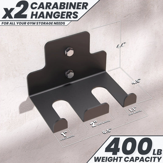 Synergee - Wall Mounted Barbell and Accessory Hanger