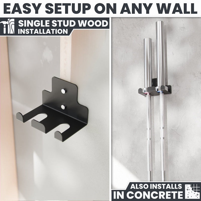 Load image into Gallery viewer, Synergee - Wall Mounted Barbell and Accessory Hanger
