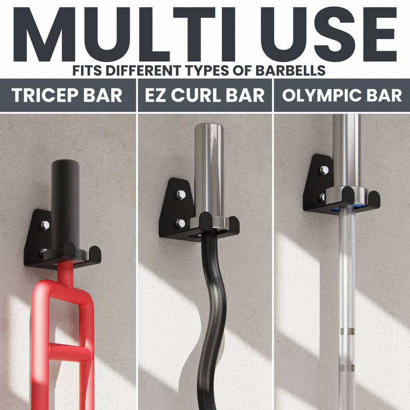 Load image into Gallery viewer, Synergee - Wall Mounted Barbell and Accessory Hanger
