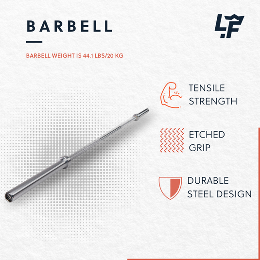 Living.Fit - Cerakote Barbell - 20 kg