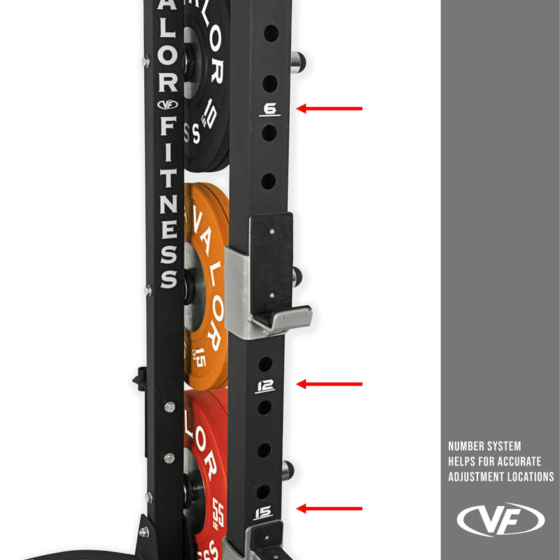 Load image into Gallery viewer, Valor Fitness - 3x3 Half Rack w/ Multi Grip Pullup Bar and Plate Storage
