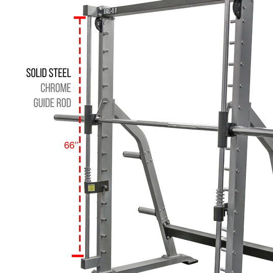Valor Fitness - Smith Machine with Olympic Storage Pegs