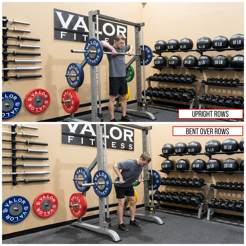 Load image into Gallery viewer, Valor Fitness - Smith Machine with Olympic Storage Pegs
