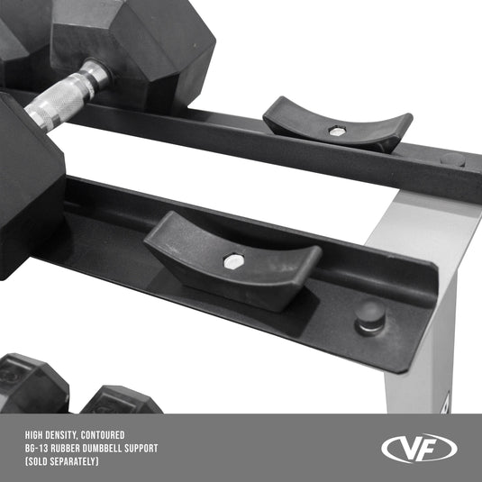 Valor Fitness - Dumbbell 2 Tier Storage Rack