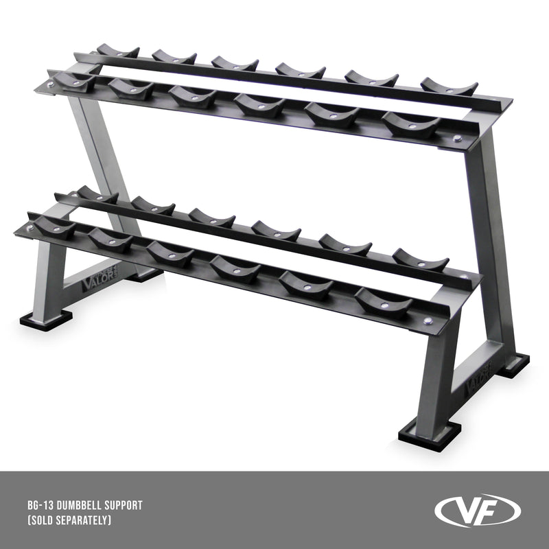 Load image into Gallery viewer, Valor Fitness - Dumbbell 2 Tier Storage Rack
