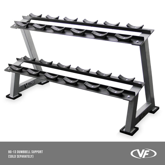 Valor Fitness - Dumbbell 2 Tier Storage Rack