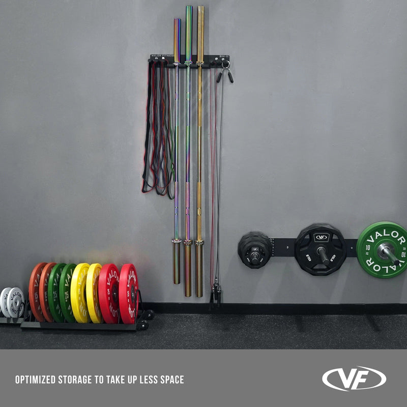 Load image into Gallery viewer, Valor Fitness - Multipurpose Wall Mounted Storage Rack
