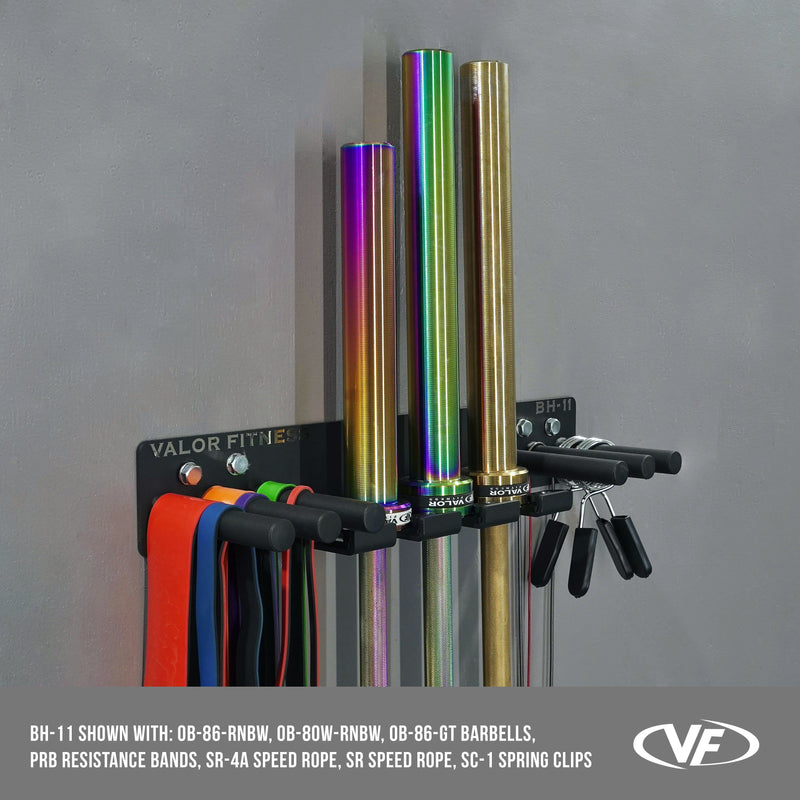 Load image into Gallery viewer, Valor Fitness - Multipurpose Wall Mounted Storage Rack
