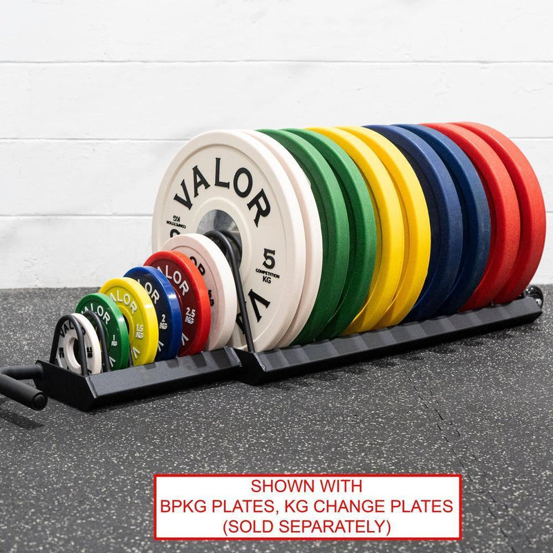 Load image into Gallery viewer, Valor Fitness - Horizontal Weight Plate Storage Rack
