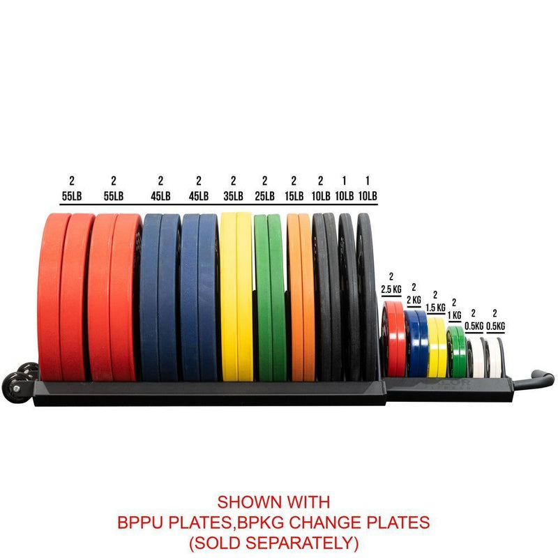 Load image into Gallery viewer, Valor Fitness - Horizontal Weight Plate Storage Rack
