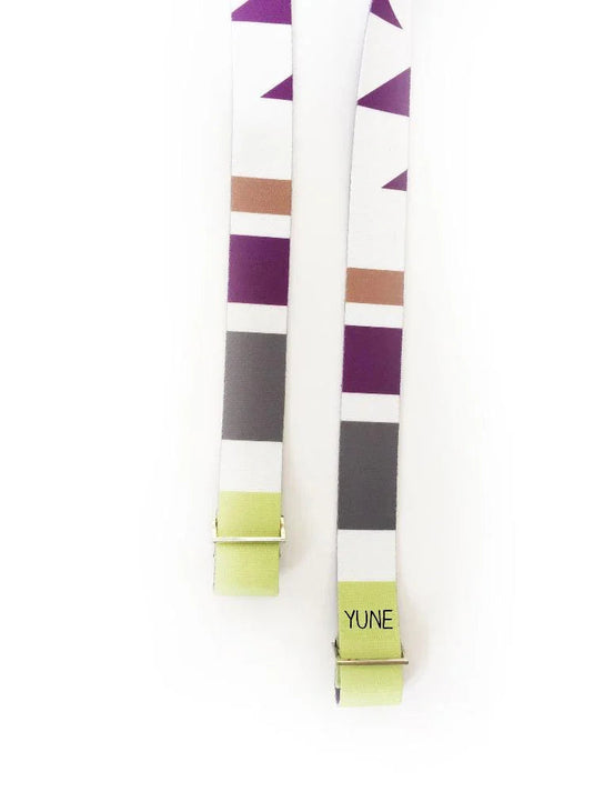 Yune Yoga - Yoga Strap | Stretching Strap | Metal Buckles | Multicolor | Yune Yoga | The Gemini