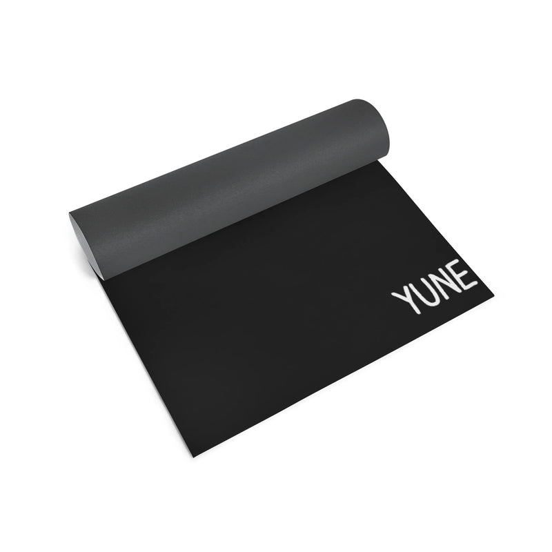 Load image into Gallery viewer, Yune Yoga - Yoga Mat | 6mm Thick | Black | Non-Slip | Eco Friendly | Yune Yoga | Black2
