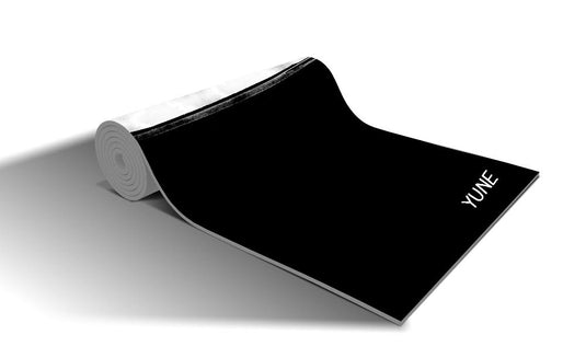 Yune Yoga - Yoga Mat | 6mm Thick | Black | Non-Slip | Eco Friendly | Yune Yoga | Black2