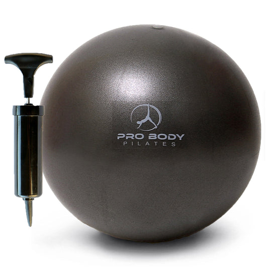 ProBody Pilates - 9 Inch Small Exercise Ball for Stability, Barre, Pilates, Yoga, and Balance (with Pump)